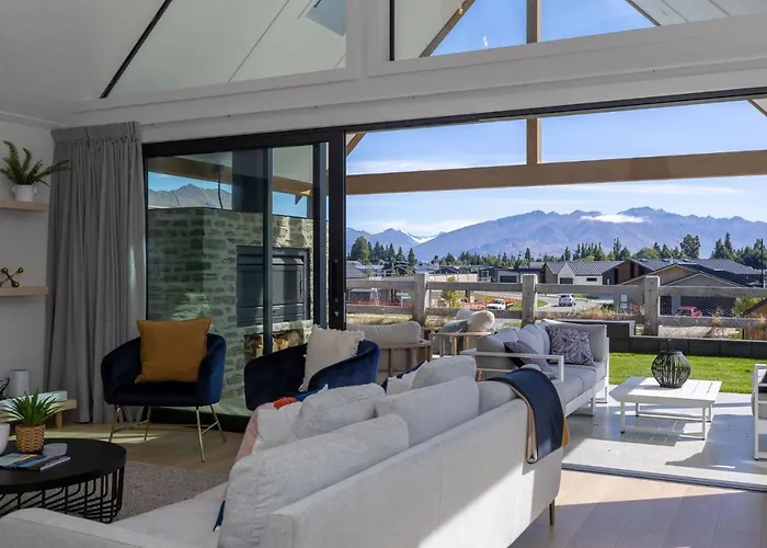 Ferienhaus Miharo Retreat | Spa, Bbq & Mountain Views Wanaka